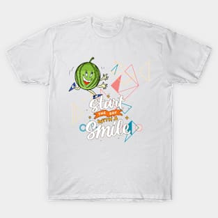 Start the Day with smile T-Shirt